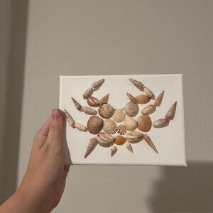 🦀 Custom Crab-Inspired Shell Canvas!